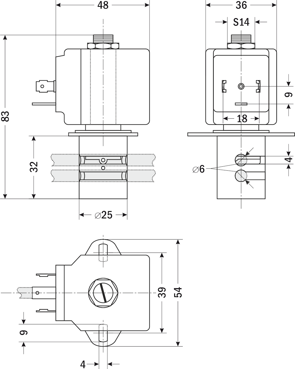 AR-2Q22-2d6-PA габариты