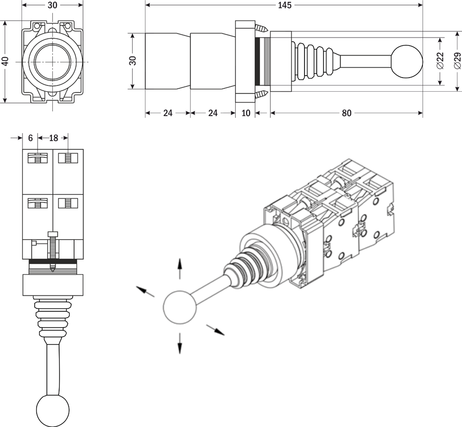 AR-XB2-PA габариты новое