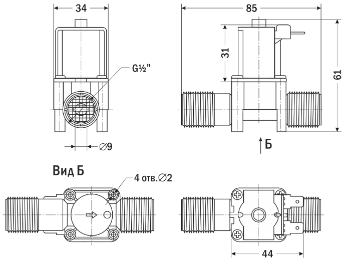 AR-YCWS10-16G-22 чертеж