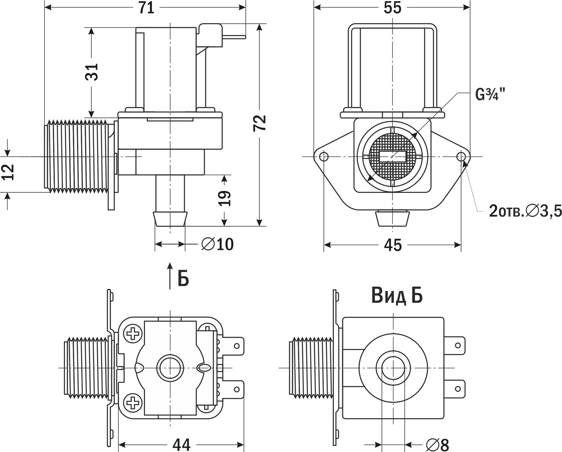 AR-YCWS10-18GPL ЧЕРТЕЖ