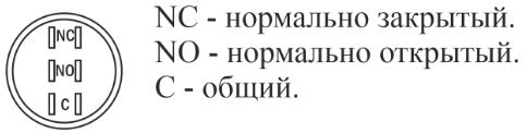 ARG1-16К сх располож контактов